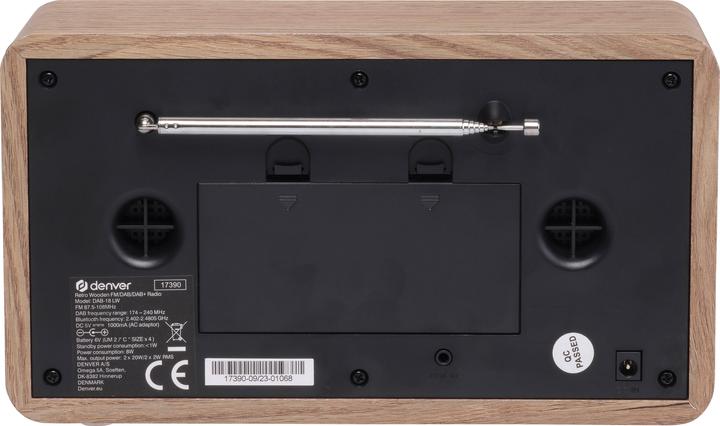 Actual product image Denver DAB-18LW (FM, DAB, Bluetooth)