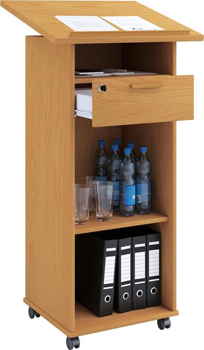 Actual product image VCM Standing desk lectern Meeta with casters (60 x 50 x 120 cm)