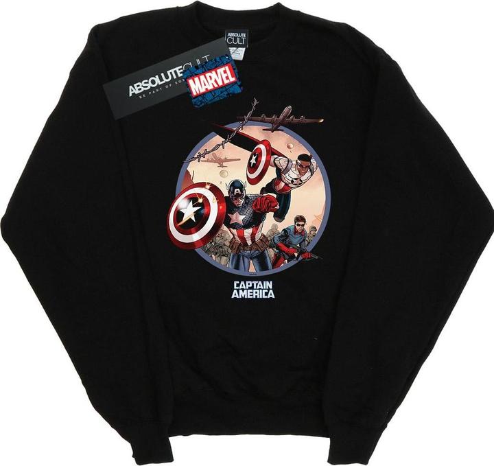 Immagine prodotto Captain America And Falcon In Battle Felpa Uomo (XXL)