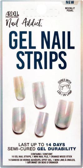 Ardell Nail Addict - Gel Strips Moonlit Pearl (Moonlit Pearl)
