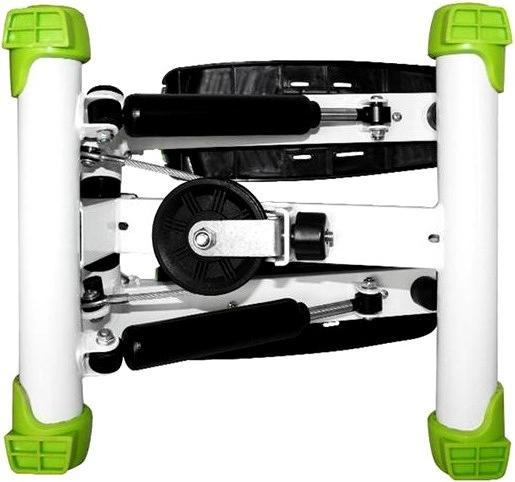 Produktbild HMS Diagonalstepper mit Kabel weiss und grün S3033