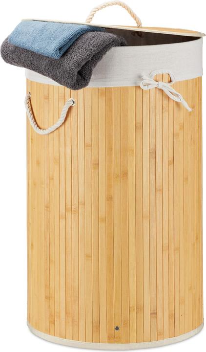 Actual product image Relaxdays Round Hamper (70 l)