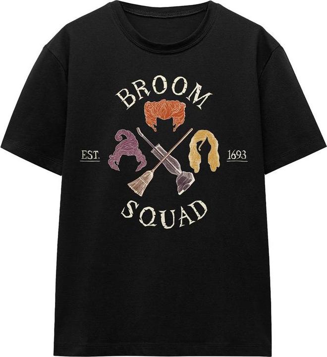 Actual product image Universal Textiles Unisex Adult Broom Squad Sanderson Sisters T-Shirt (XL)