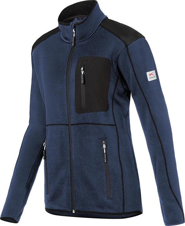 Produktbild Kübler Strickjacke Damen dunkelblau/schwarz Form 1444 Grösse XL (XL)
