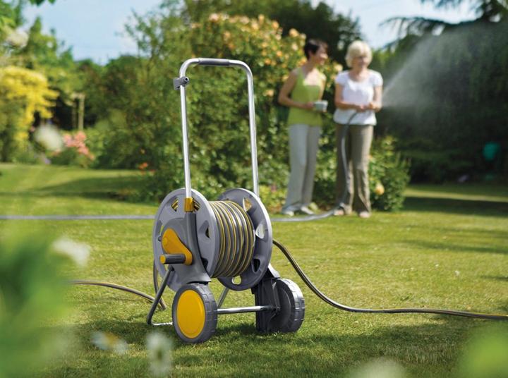 Actual product image Hozelock Mounted hose reel for 90 M hose (90 m)