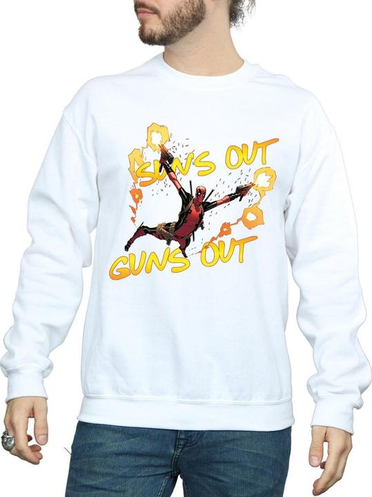 Image du produit - Sweat DEADPOOL SUN'S OUT GUNS OUT - Homme (L)