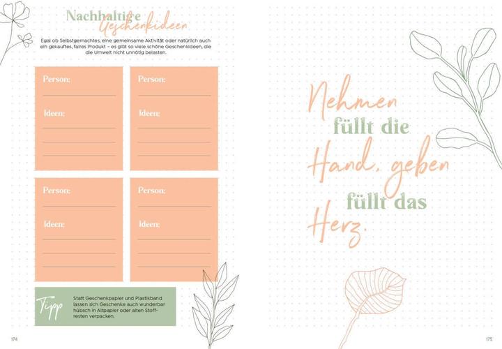 Image du produit Bullet Journal - Vie durable et planification (21.6 x 15.3 cm, Couverture rigide)
