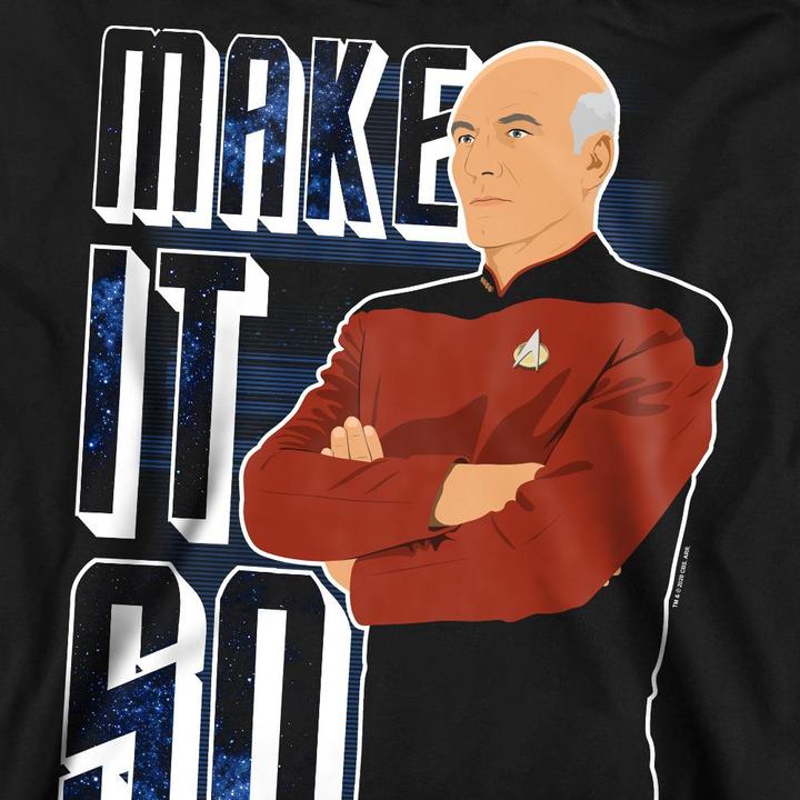 Actual product image Unisex Adult Make It So Sweatshirt (M)