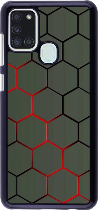 Produktbild PhoneLook Hülle Geometric Line red (Samsung Galaxy A21s)