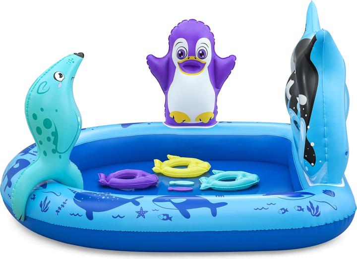Actual product image Bestway Polar Pals™ Kids Inflatable Water Play Center and Pool 1.34 m x 1.31 m x 73 cm