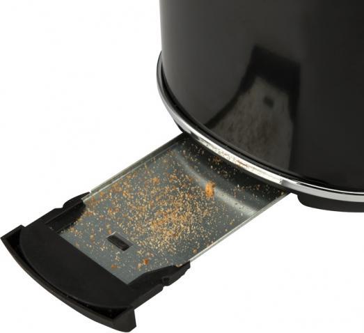 Produktbild Bourgini Retro Toaster - Broodrooster - Zwart
