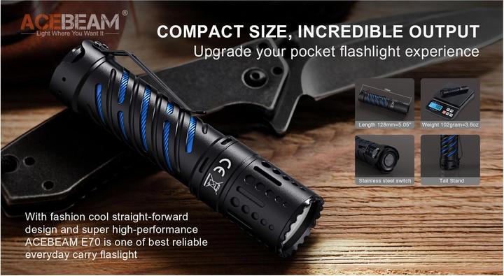 Produktbild AceBeam E70 (12.83 cm, 4600 lm)