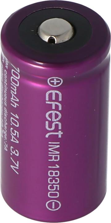 Immagine prodotto Efest IMR18350 (Pluspol erhöht) (1 pz., 18350, 700 mAh)