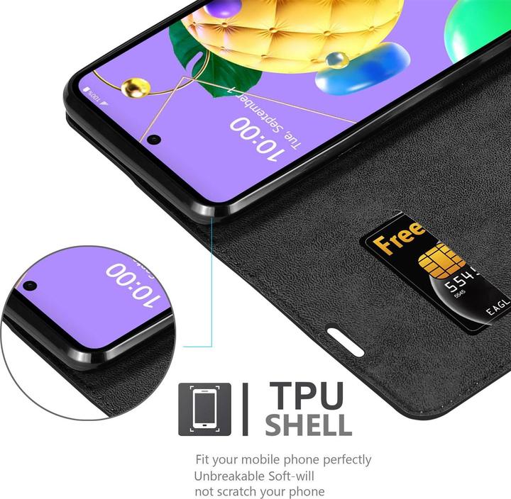 Produktbild Cadorabo Book Invisible Magnet Cover (LG K52)