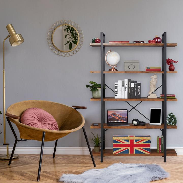 Actual product image Relaxdays Bücherregal (120 x 32.5 x 178 cm)