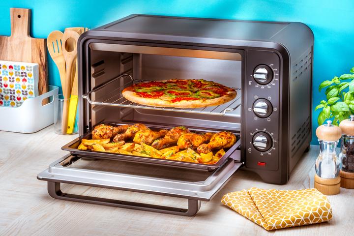 Immagine prodotto Moulinex OX4448 Optimo Forno Elettrico con Capacità di 19 L, Potenza 1380 W, Nero 71x117x81cm