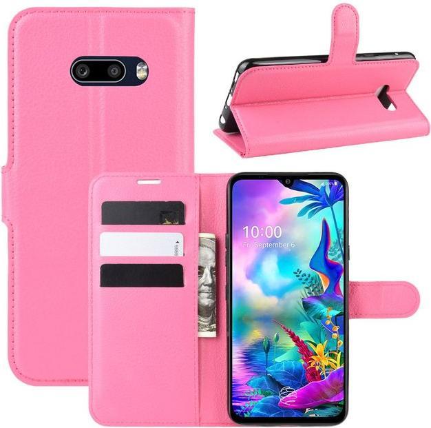 Produktbild MU Classic Litchi Leder Bookcover Series (LG G8X ThinQ)