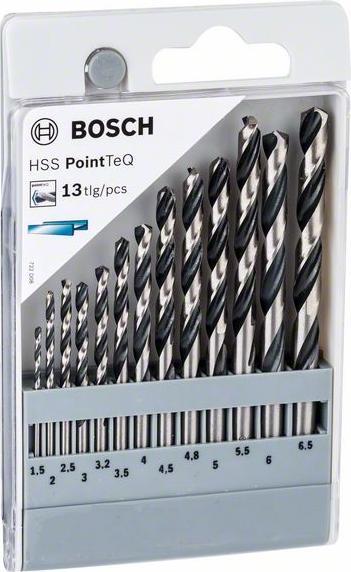 Immagine prodotto Bosch Professional Zubehör HSS PointTeQ ToughBox Set 18 pezzi (1 mm, 1,5 mm, 3,5 mm, 4 mm, 4,5 mm, 7 mm, 8 mm, 9 mm, 2 mm, 2,5 mm, 3 mm, 10 mm, 5 mm, 5,5 mm, 6 mm)