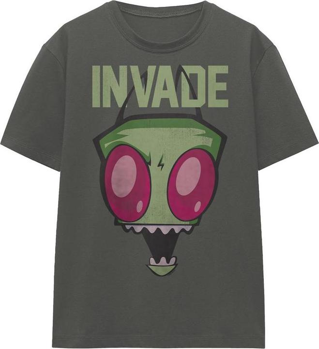 Actual product image Invader Zim Unisex Adult Invade T-Shirt (S)