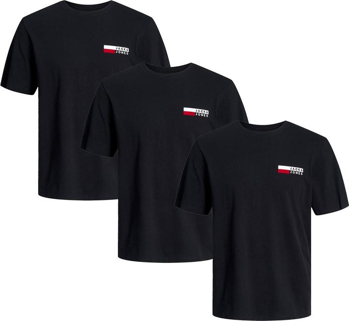 Produktbild Jack & Jones 3er Pack Corp T-Shirt (L)