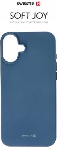 Produktbild Swissten Soft Joy Case for Apple iPhone 16e - Blue (Apple iPhone 16e)
