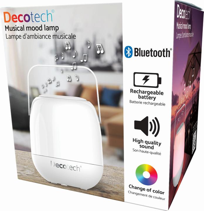 Immagine prodotto Lexibook Altoparlante portatile Decotech con illuminazione LED multicolore (Batteria ricaricabile)