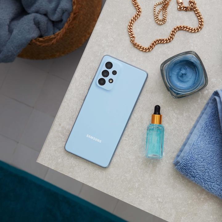 Image du produit Samsung Galaxy A53 5G (256 Go, Bleu génial, 6.50", Double SIM, 64 Mpx, 5G)
