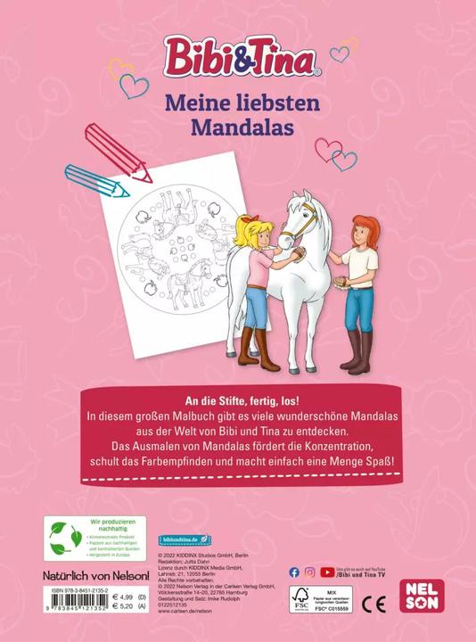 Produktbild Bibi und Tina: Meine liebsten Mandalas