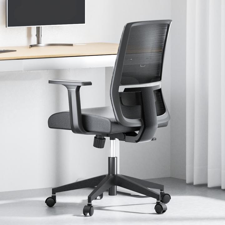 Immagine prodotto Wiltec Sedia ergonomica da ufficio con supporto lombare 120kg sedia da scrivania