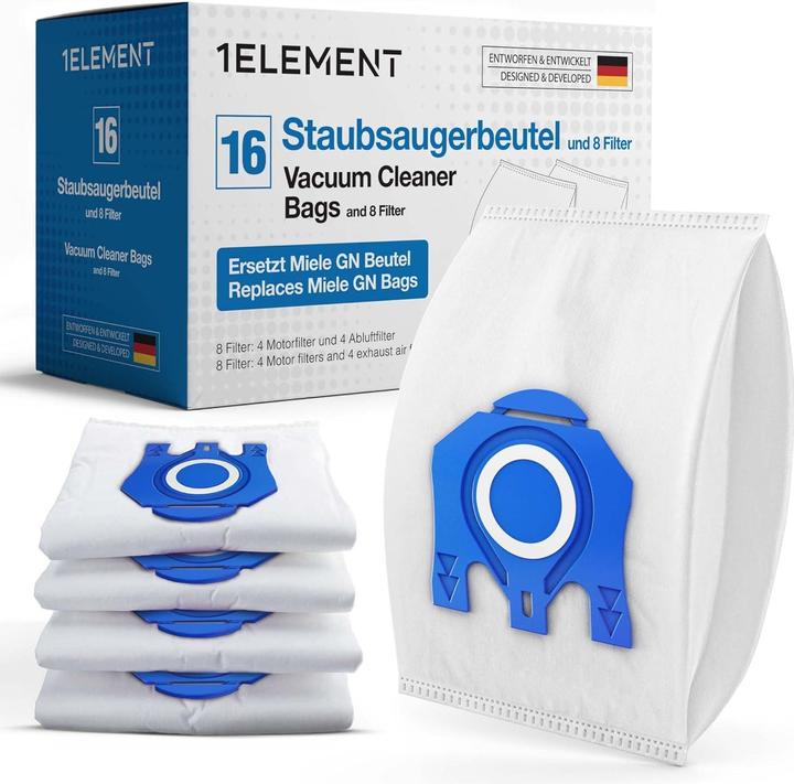 1Element Staubsaugerbeutel-Set (16 x)
