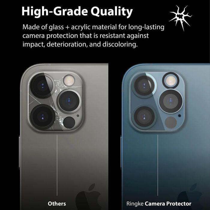 Actual product image Ringke iPhone 12 Pro Max Camera Protector Glass Transparent