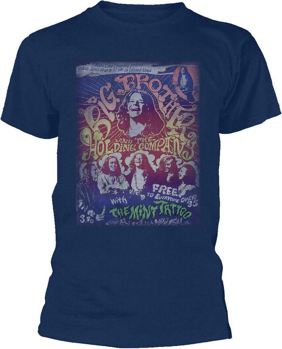Actual product image Big Brother & The Holding Company Unisex Adult Selland Arena Cotton T-Shirt (M)