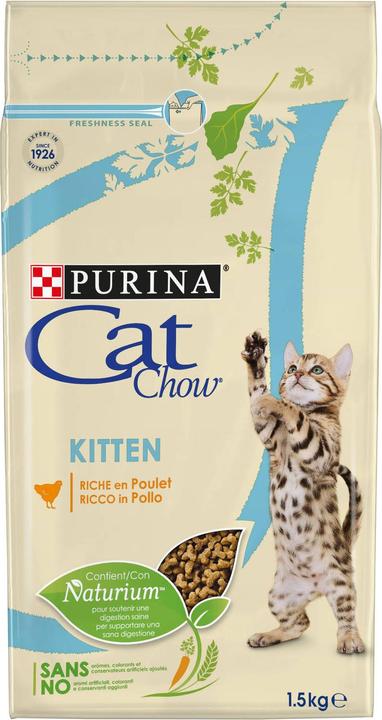 Image du produit Cat Chow Kitten 1,5kg (Chiot + chaton, 1 pcs, 1500 g)