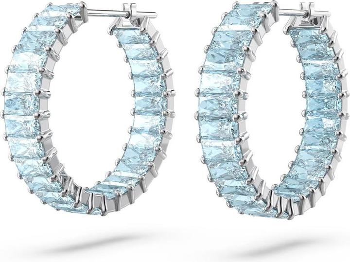 Immagine prodotto Swarovski Matrix Creoles Taglio Baguette Blu (Metallo Swarovski)