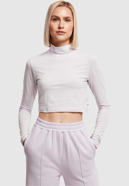 Actual product image Urban Classics Ladies Organic Cropped Turtelneck Longsleeve - 16513 (M)