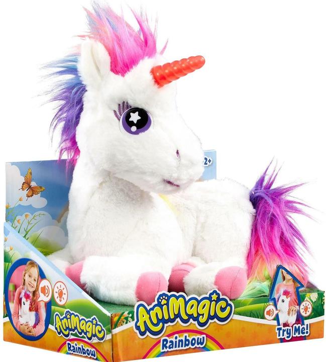 Actual product image Animagic Unicorn Rainbow (24 cm)