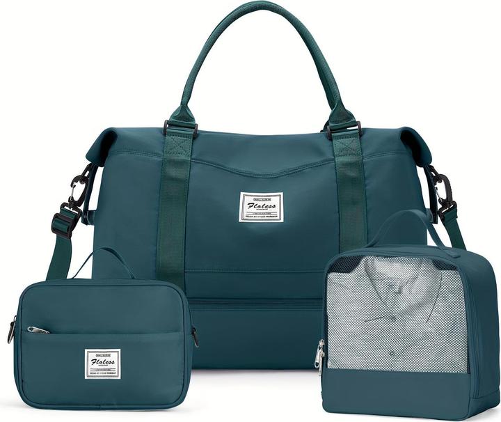 Only-Bags.Store 3pcs Reisen mit einem grossen Carry-on Tasche, eine Sport-Tasche, und eine wasserdichte Gepäck