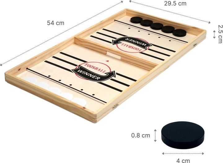 Produktbild Hermex Sling Puck Spiel Foosball Slingshot Puck Tischfussball Pucket gross