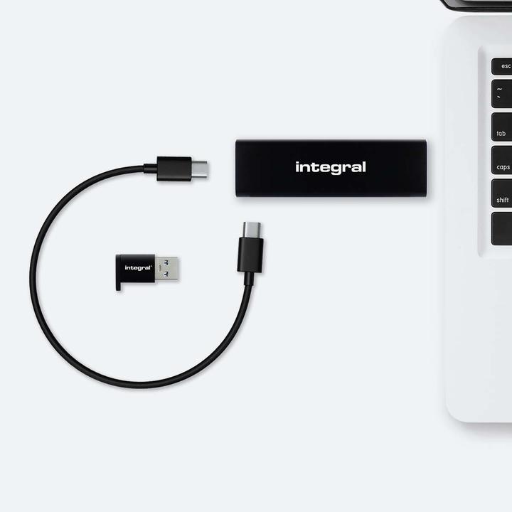 Produktbild SlimXpress Portable SSD 500 GB Schwarz (500 GB)