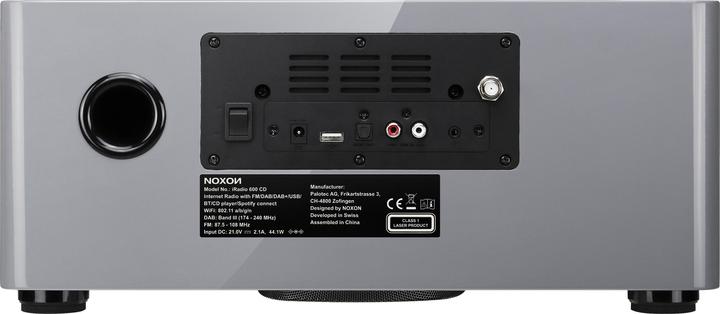 Actual product image Noxon iRadio 600 CD (VHF, DAB+, Web radio, Bluetooth, UNDOC, Wi-Fi)