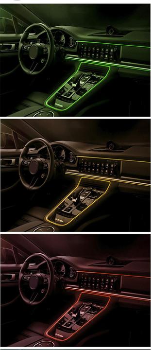 Immagine prodotto Werkstein Auto Lichtstreifen USB Innenraumbeleuchtung RGB Beleuchtung + Fernbedienung (5m) LED