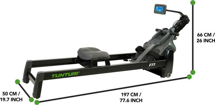 Image du produit Tunturi Performance R60 Rudergerät Dual Rail