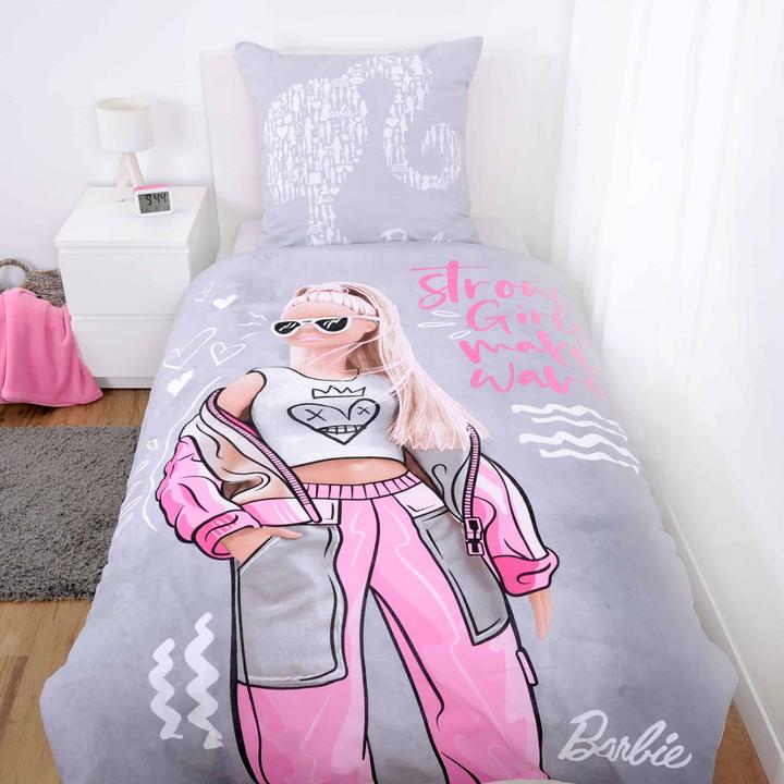Produktbild Herding Barbie Bettwäsche 65/100+160/210 cm