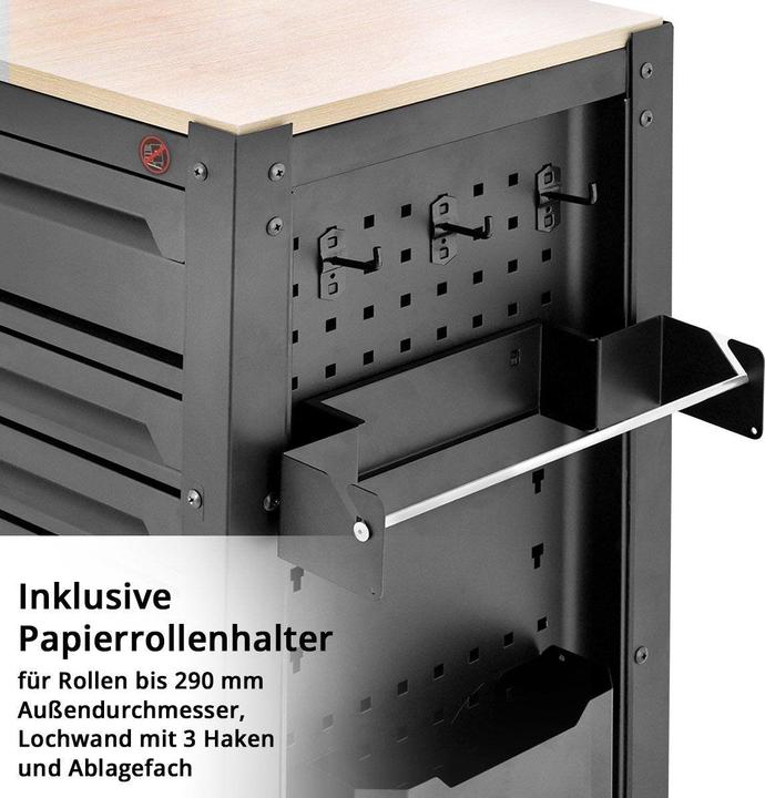 Produktbild Stahlwerk Werkstattwagen DINO Werkzeugwagen XXL Montagewagen 364 Werkzeuge CrV (364 x)