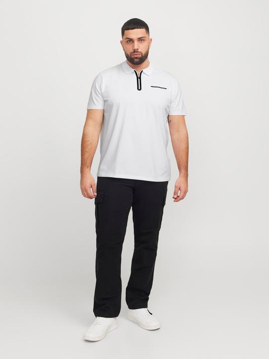 Actual product image Jack & Jones Plus Size Gedruckt Poloshirt Poloshirt (4XL)