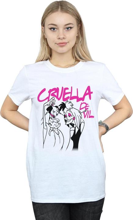 Immagine prodotto Disney Cruella De Vil Collared Maglietta Ampia Donna (XL)