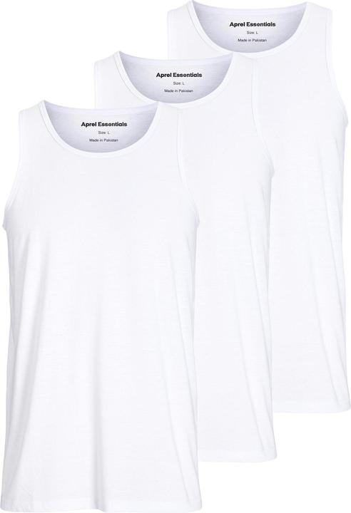 Aprel 3er-pack Einfarbig Rundhalsausschnitt T-shirt T-shirt