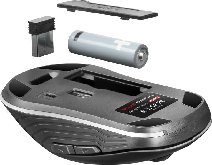 Immagine prodotto Mars Gaming MMW2 Mouse wireless per giochi con pulsanti aggiuntivi (Senza fili)