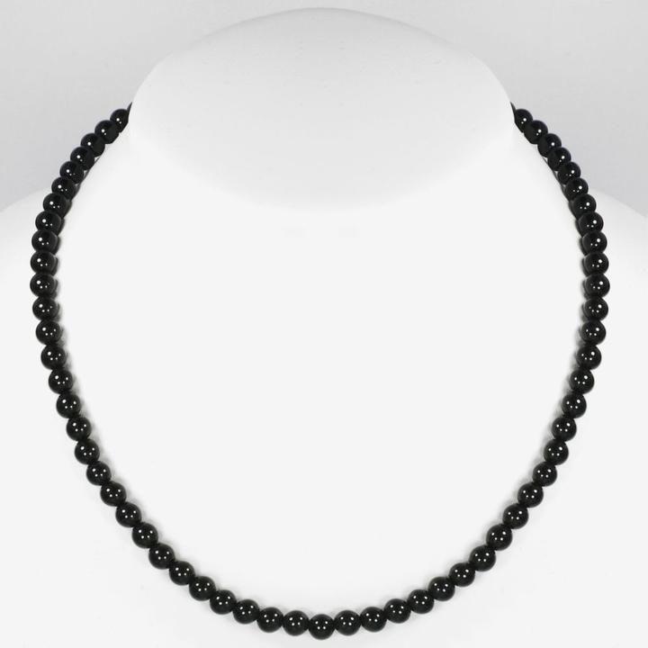 Image du produit Bijouteria Chaîne de pierres (Acier inoxydable, Onyx, 50 cm)