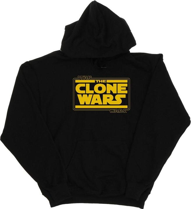 Immagine prodotto Star Wars Clone Wars Logo Felpa con Cappuccio Uomo (M)